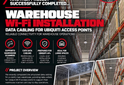 Another project complete! Warehouse WiFi